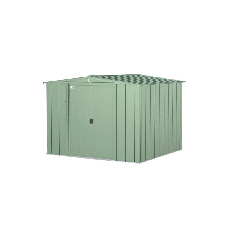 Arrow 8x8 Classic Steel Storage Shed Kit - Sage Green (CLG88SG)