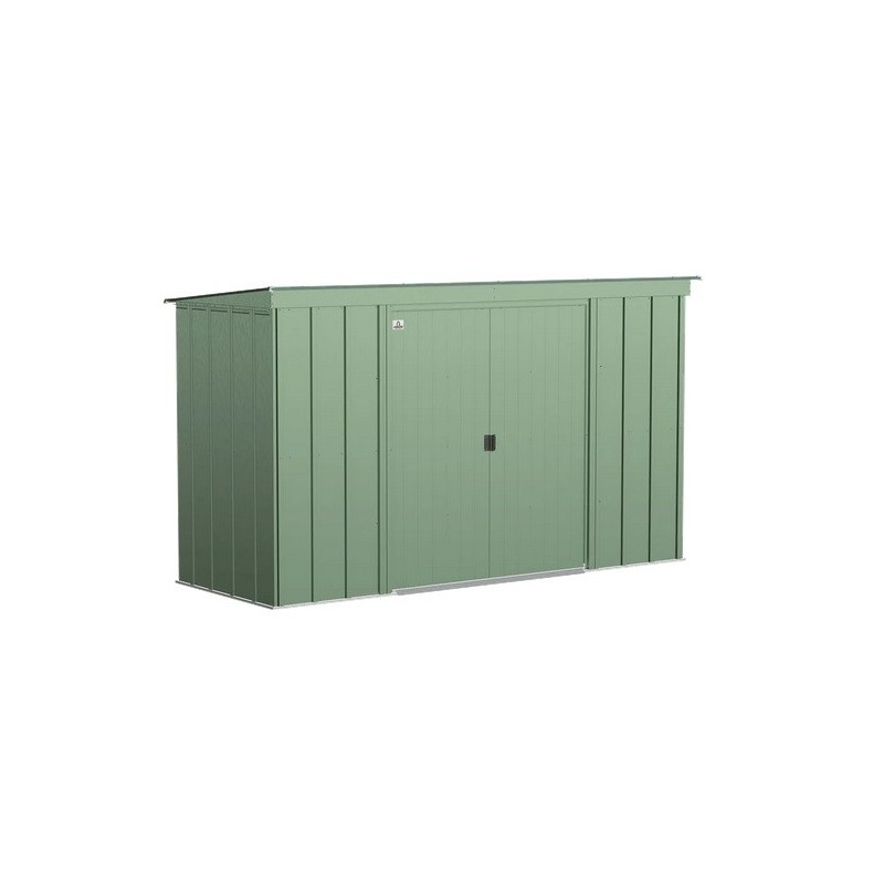 Arrow 10x4 Classic Steel Storage Shed Kit - Sage Green (CLP104SG)
