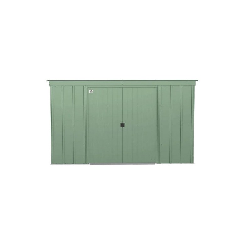 Arrow 10x4 Classic Steel Storage Shed Kit - Sage Green (CLP104SG)