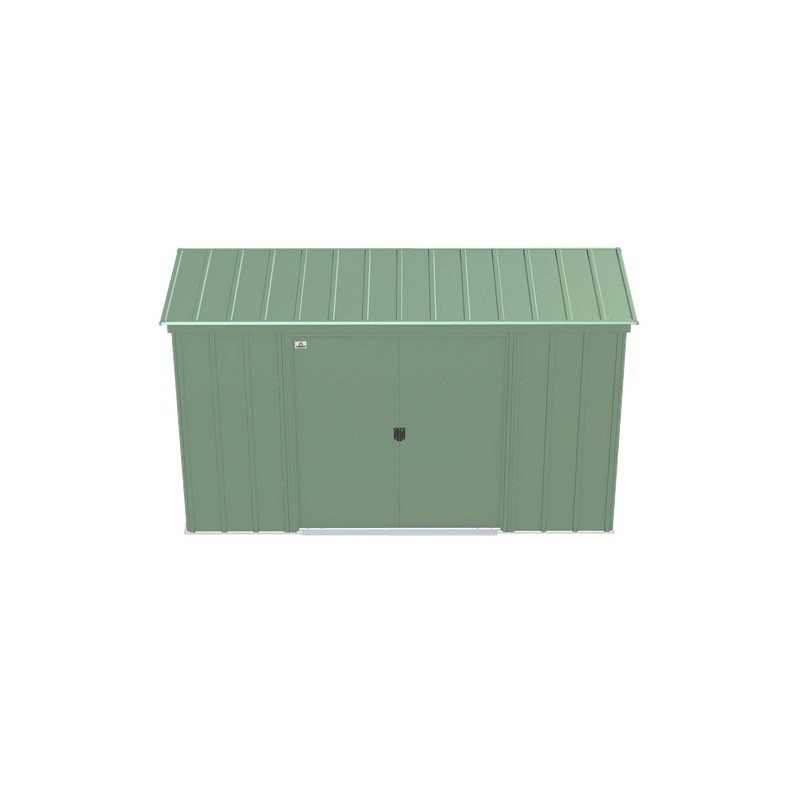 Arrow 10x4 Classic Steel Storage Shed Kit - Sage Green (CLP104SG)