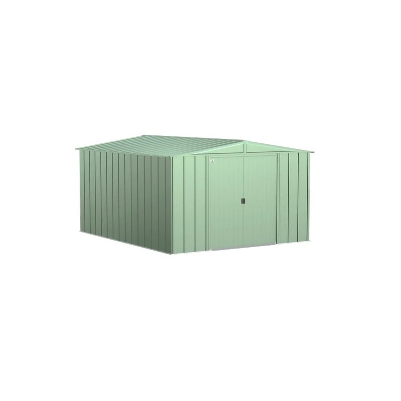 Arrow 10x12 Classic Steel Storage Shed Kit - Sage Green (CLG1012SG)