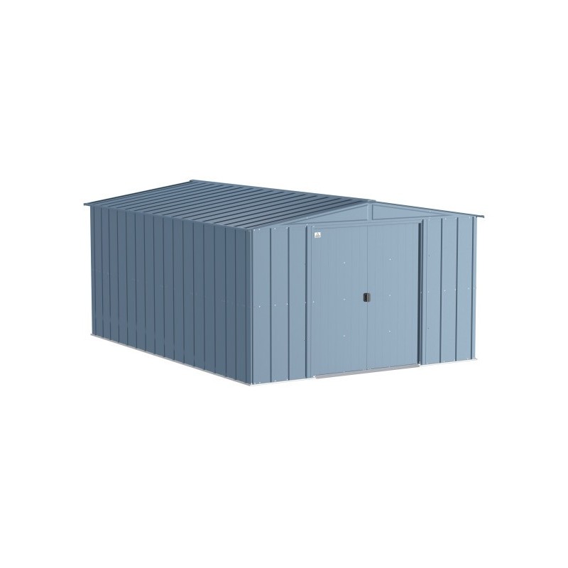 Arrow 10x14 Classic Steel Storage Shed Kit - Sage Green (CLG1014SG)