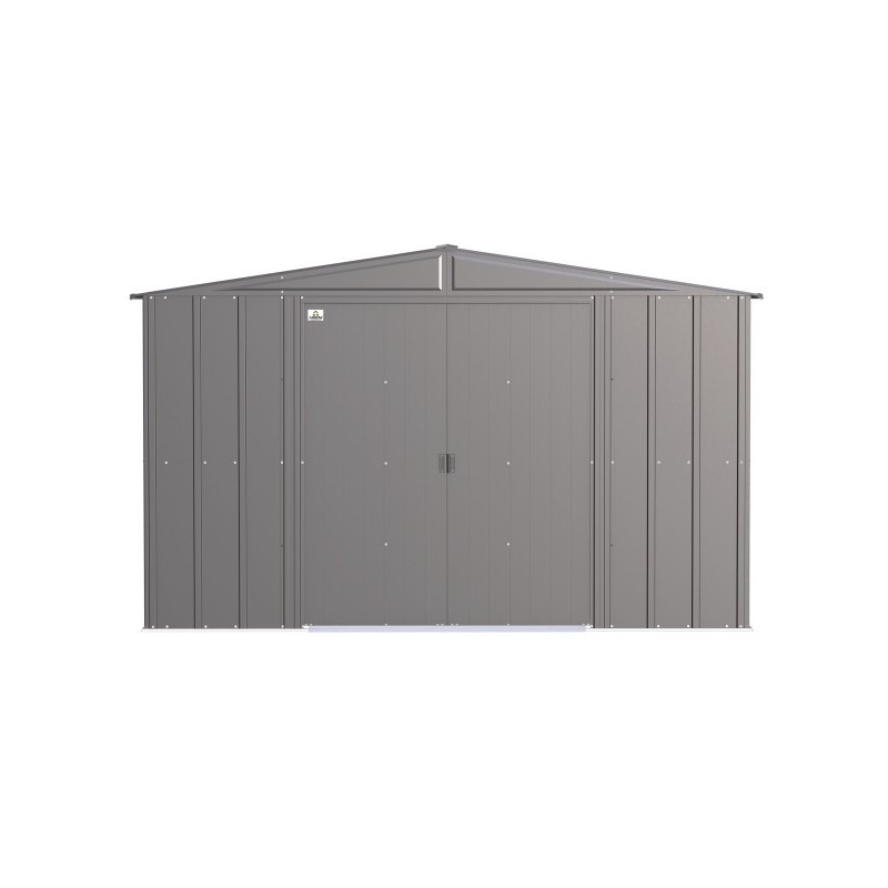 Arrow 10x14 Classic Steel Storage Shed Kit - Charcoal (CLG1014CC)