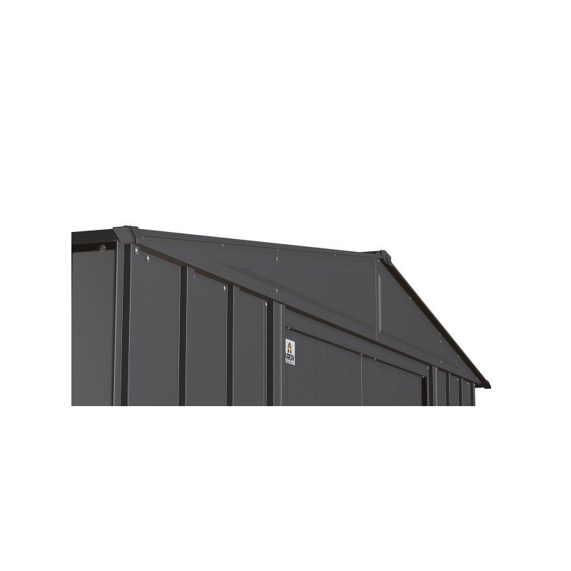 Arrow 10x14 Classic Steel Storage Shed Kit - Charcoal (CLG1014CC)