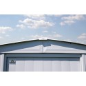 Arrow 10x14 Classic Steel Storage Shed Kit - Flute Grey (CLG1014FG)