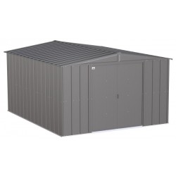 Arrow 10x12 Classic Steel Storage Shed Kit - Charcoal (CLG1012CC)