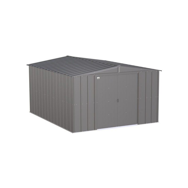 Arrow 10x12 Classic Steel Storage Shed Kit - Charcoal (CLG1012CC)