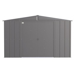 Arrow 10x12 Classic Steel Storage Shed Kit - Charcoal (CLG1012CC)