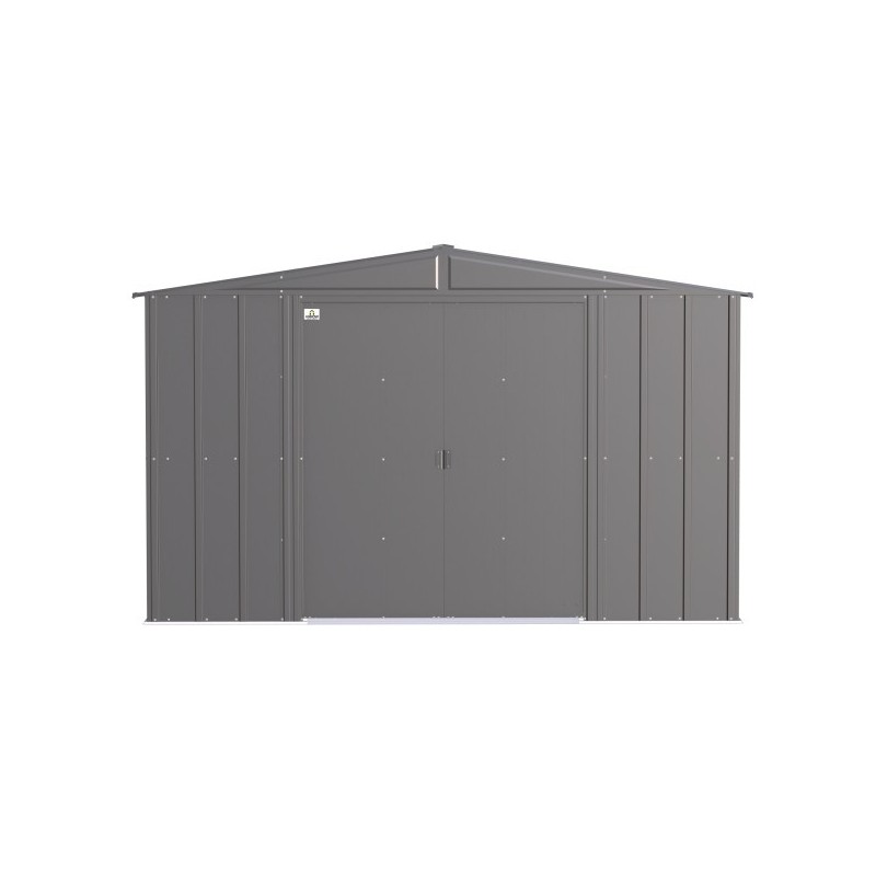 Arrow 10x12 Classic Steel Storage Shed Kit - Charcoal (CLG1012CC)