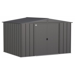 Arrow 10x8 Classic Steel Storage Shed Kit - Charcoal (CLG108CC)