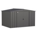 Arrow 10x8 Classic Steel Storage Shed Kit - Charcoal (CLG108CC)