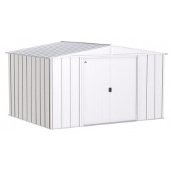 Arrow 10x8 Classic Steel Storage Shed Kit - Flute Grey (CLG108FG)