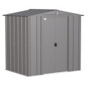 Arrow 6x5 Classic Steel Storage Shed Kit - Charcoal (CLG65CC)