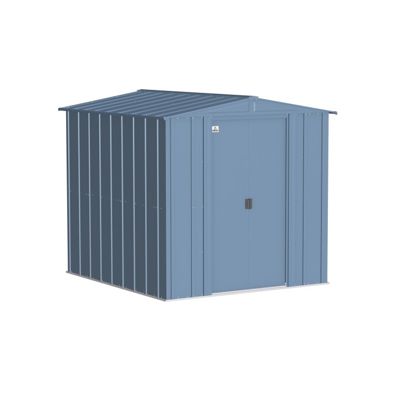 Arrow 6x7 Classic Steel Storage Shed Kit - Blue Grey (CLG67BG)