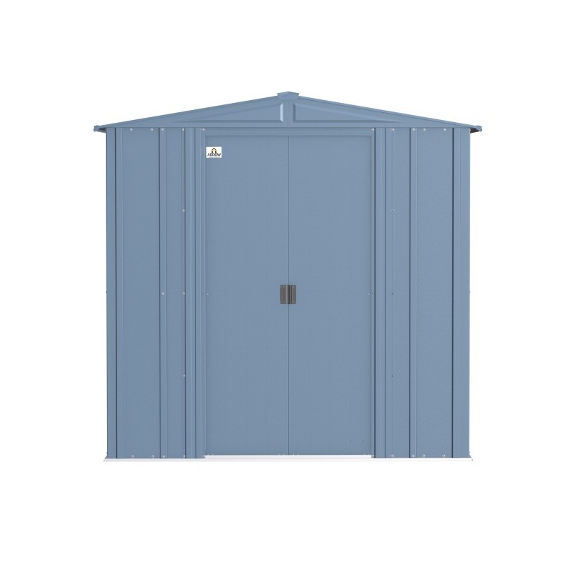 Arrow 6x7 Classic Steel Storage Shed Kit - Blue Grey (CLG67BG)