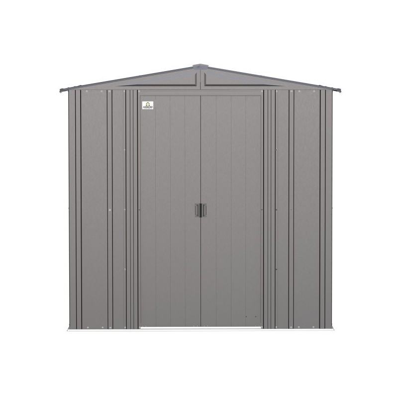 Arrow 6x7 Classic Steel Storage Shed Kit - Charcoal (CLG67CC)