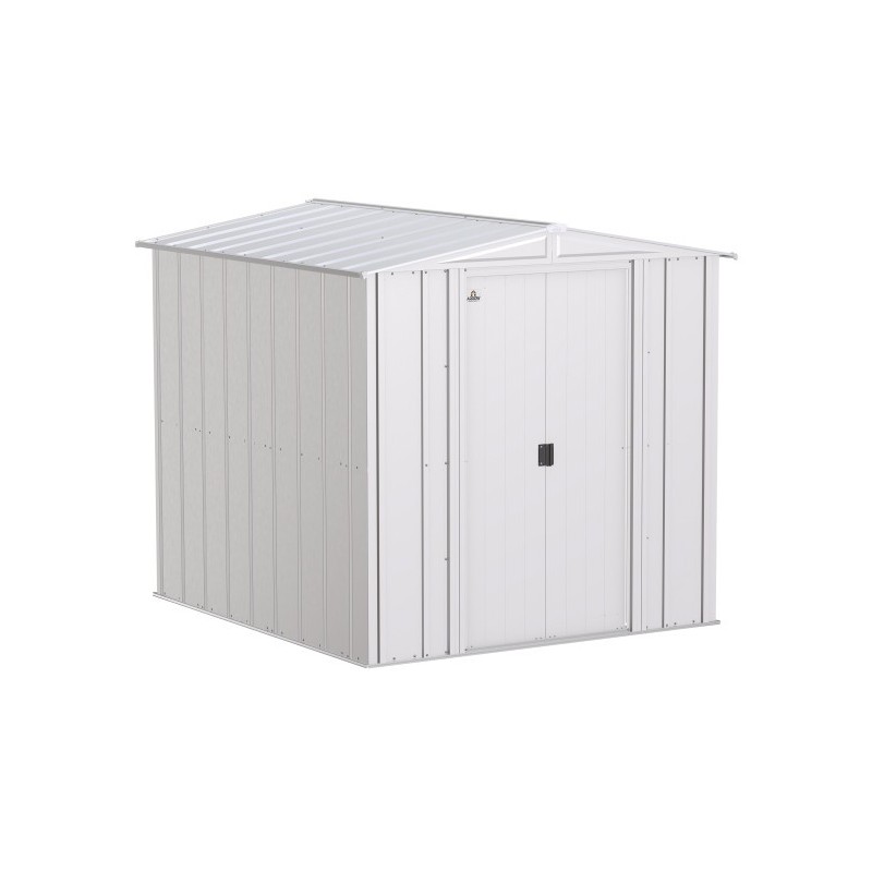 Arrow 6x7 Classic Steel Storage Shed Kit - Flute Grey (CLG67FG)
