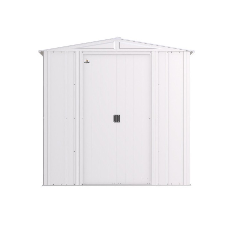 Arrow 6x7 Classic Steel Storage Shed Kit - Flute Grey (CLG67FG)