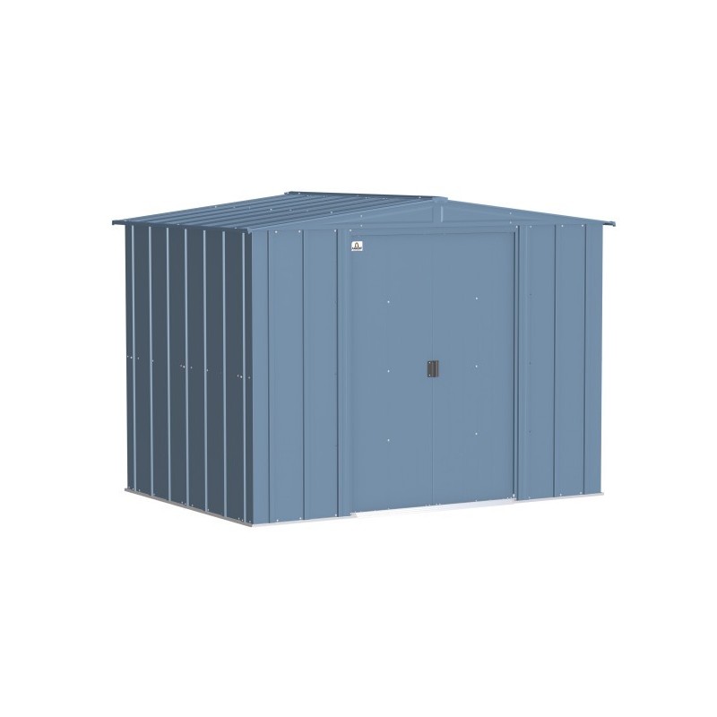 Arrow 8x6 Classic Steel Storage Shed Kit - Blue Grey (CLG86BG)