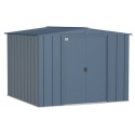 Arrow 8x8 Classic Steel Storage Shed Kit - Blue Grey (CLG88BG)
