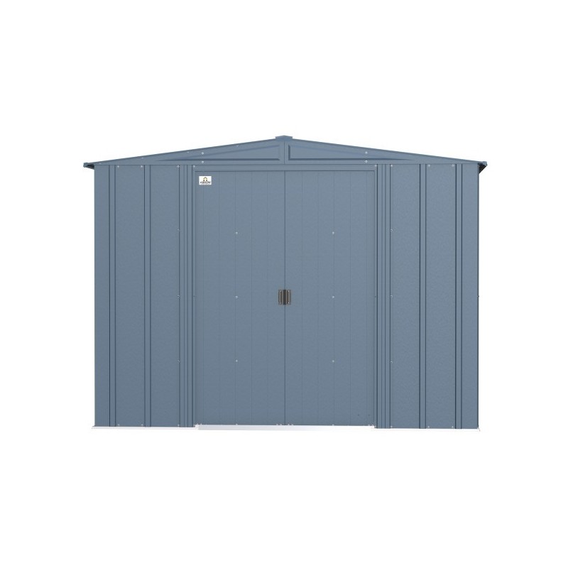 Arrow 8x8 Classic Steel Storage Shed Kit - Blue Grey (CLG88BG)