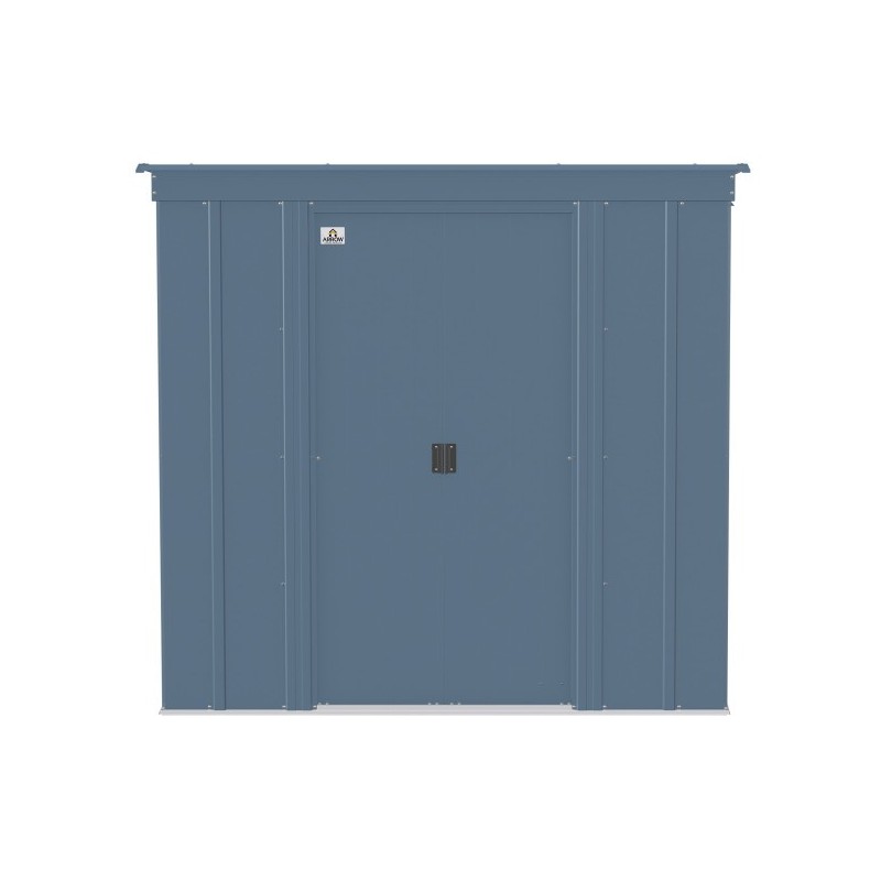 Arrow 6x4 Classic Steel Storage Shed Kit - Blue Grey (CLP64BG)