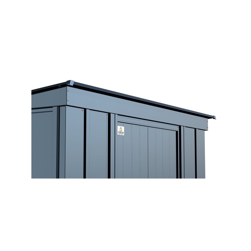 Arrow 6x4 Classic Steel Storage Shed Kit - Blue Grey (CLP64BG)