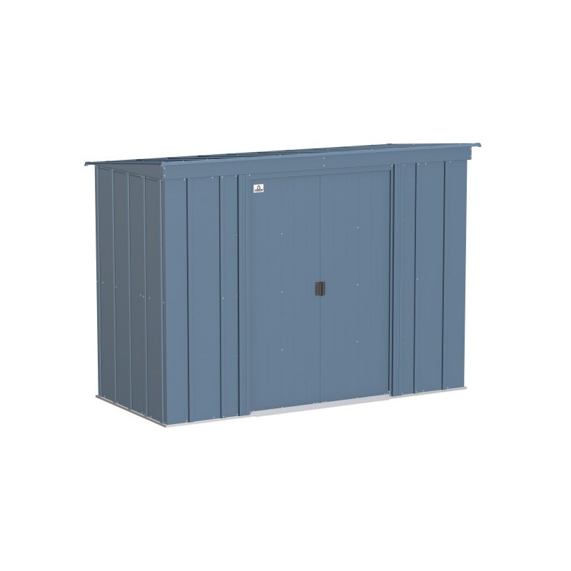 Arrow 8x4 Classic Steel Storage Shed Kit - Blue Grey (CLP84BG)