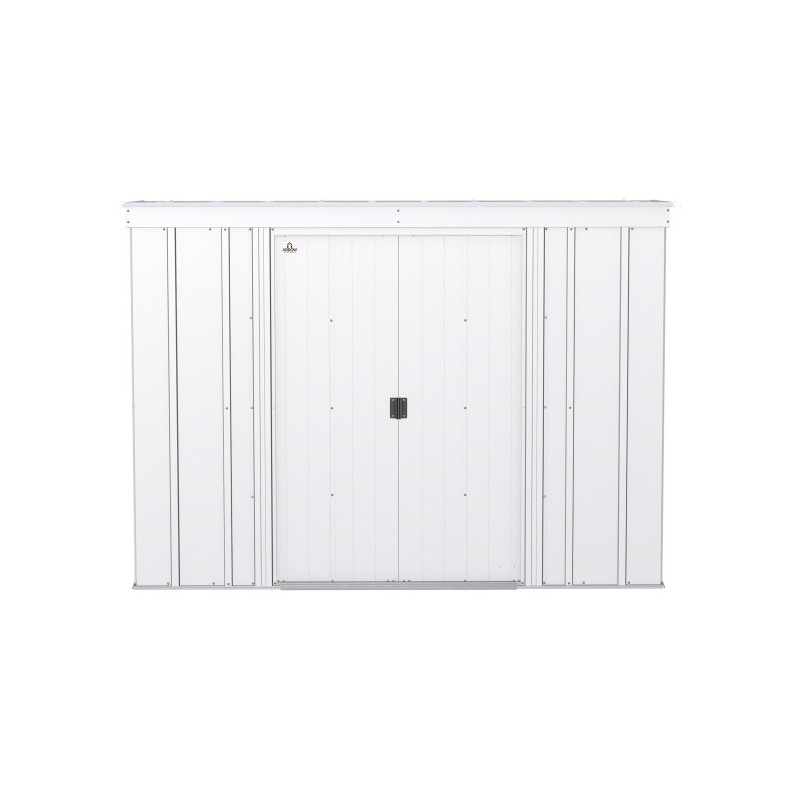 Arrow 8x4 Classic Steel Storage Shed Kit - Flute Grey (CLP84FG)