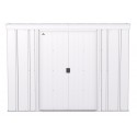 Arrow 8x4 Classic Steel Storage Shed Kit - Flute Grey (CLP84FG)