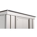 Arrow 8x4 Classic Steel Storage Shed Kit - Flute Grey (CLP84FG)