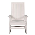 Blue Wave Ez-Care Tek-Wood Adirondack Rocker Chair - White (NU6915)