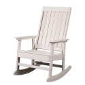 Blue Wave Ez-Care Tek-Wood Adirondack Rocker Chair - White (NU6915)