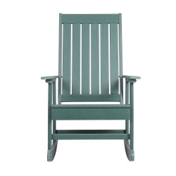 Blue Wave Ez-Care Tek-Wood Adirondack Rocker Chair - Hunter Green (NU6916)