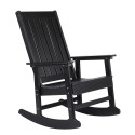 Blue Wave Ez-Care Tek-Wood Adirondack Rocker Chair - Black (NU6914)