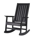 Blue Wave Ez-Care Tek-Wood Adirondack Rocker Chair - Black (NU6914)