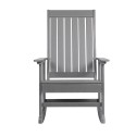 Blue Wave Ez-Care Tek-Wood Adirondack Rocker Chair - Slate Grey (NU6913)