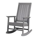 Blue Wave Ez-Care Tek-Wood Adirondack Rocker Chair - Slate Grey (NU6913)