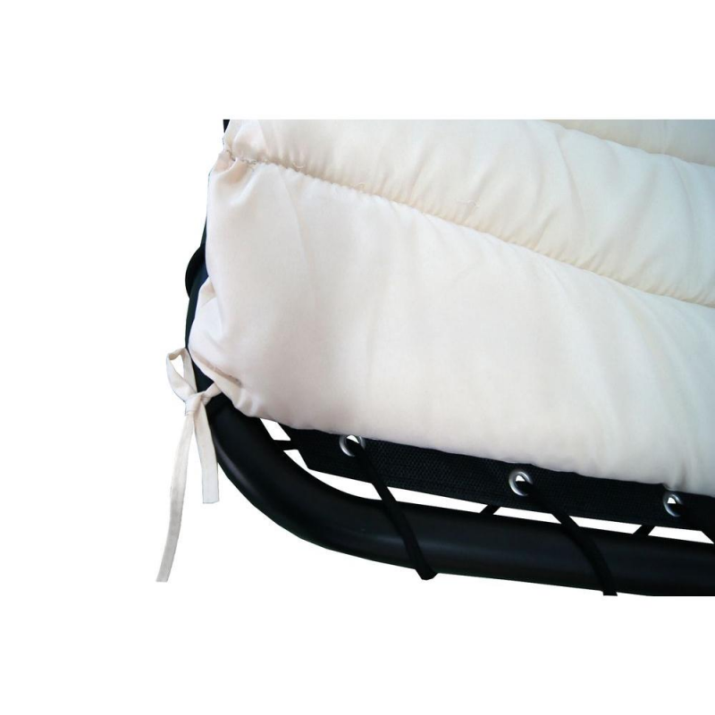 Blue Wave Hanging Lounge w/ Shade Canopy - Canvas Beige (NU3215)