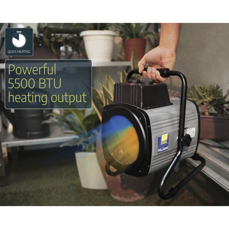 Palram 1500W Portable Fan Heater / Humidity Controller (HG1040)
