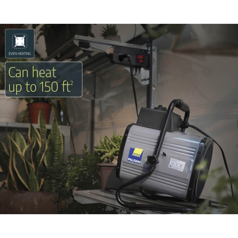 Palram 1500W Portable Fan Heater / Humidity Controller (HG1040)