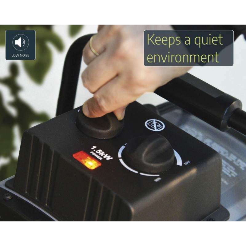 Palram 1500W Portable Fan Heater / Humidity Controller (HG1040)