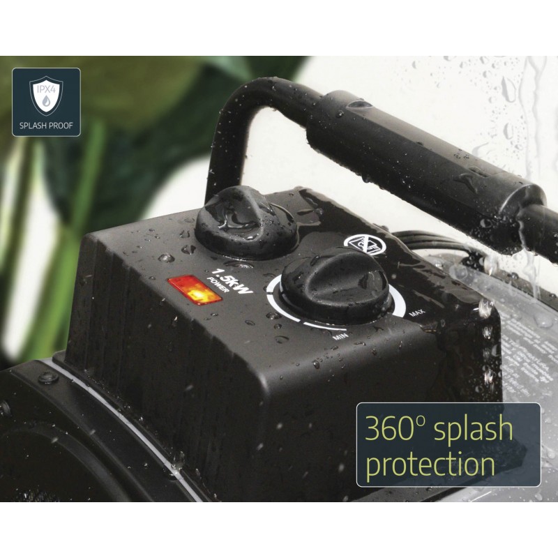 Palram 1500W Portable Fan Heater / Humidity Controller (HG1040)