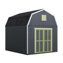 Handy Home Braymore 10x14 Wood Storage Shed Kit (19454-2)