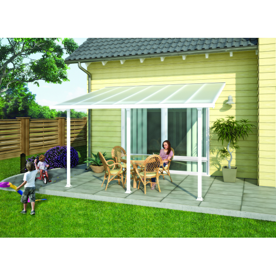 Palram - Canopia 10x18 Feria Patio Cover Kit - White (HG9318)