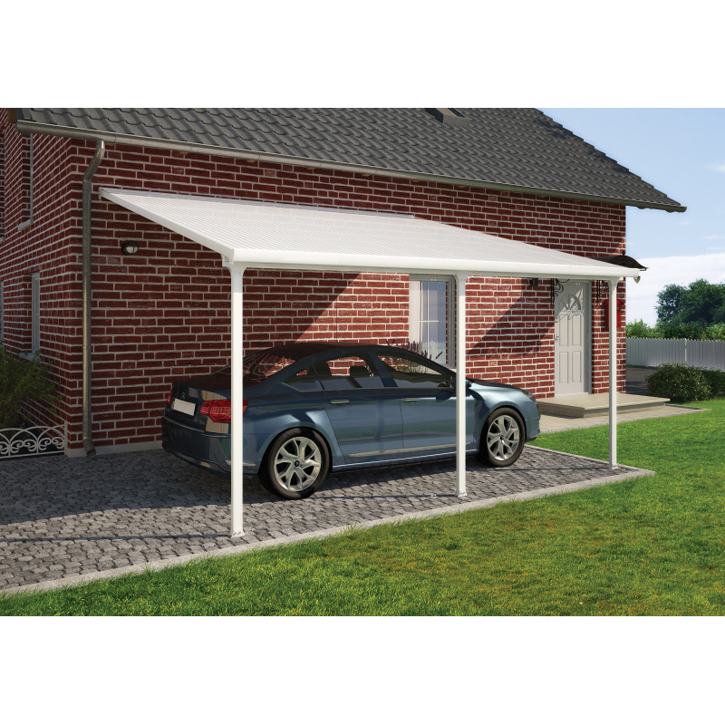 Palram Feria 10x18 Patio Cover Kit - White (HG9318)