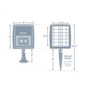 GamaSonic Solar Flood Light w/ Warm White LEDs (GS-203-203001-5)