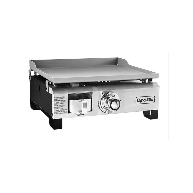 Dyna-Glo Portable 18000 BTU Liquid Propane Gas Griddle - Stainless Steel (DGL260SNP-D)