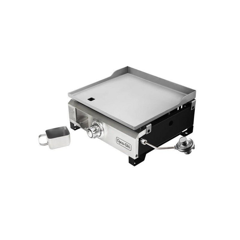Dyna-Glo Portable 18000 BTU Liquid Propane Gas Griddle - Stainless Steel (DGL260SNP-D)