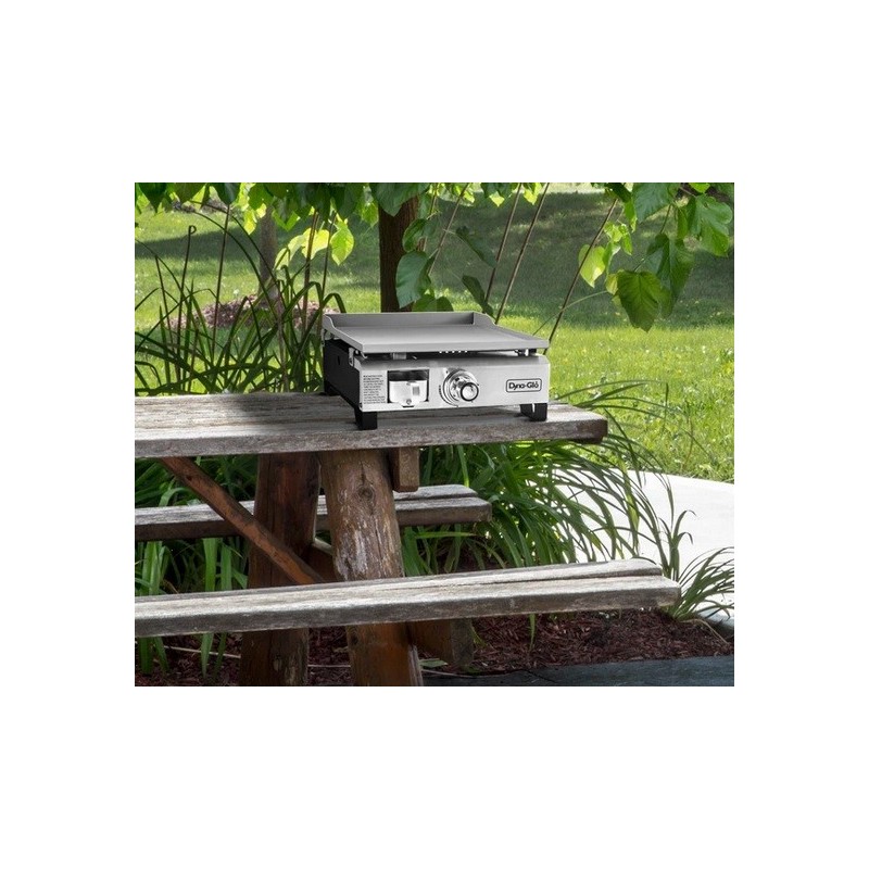 Dyna-Glo Portable 18000 BTU Liquid Propane Gas Griddle - Stainless Steel (DGL260SNP-D)
